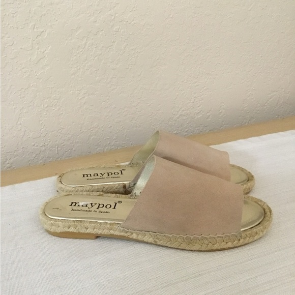 Anthropologie Maypol Suede Band Espadrille Slides size 39 - Picture 3 of 11